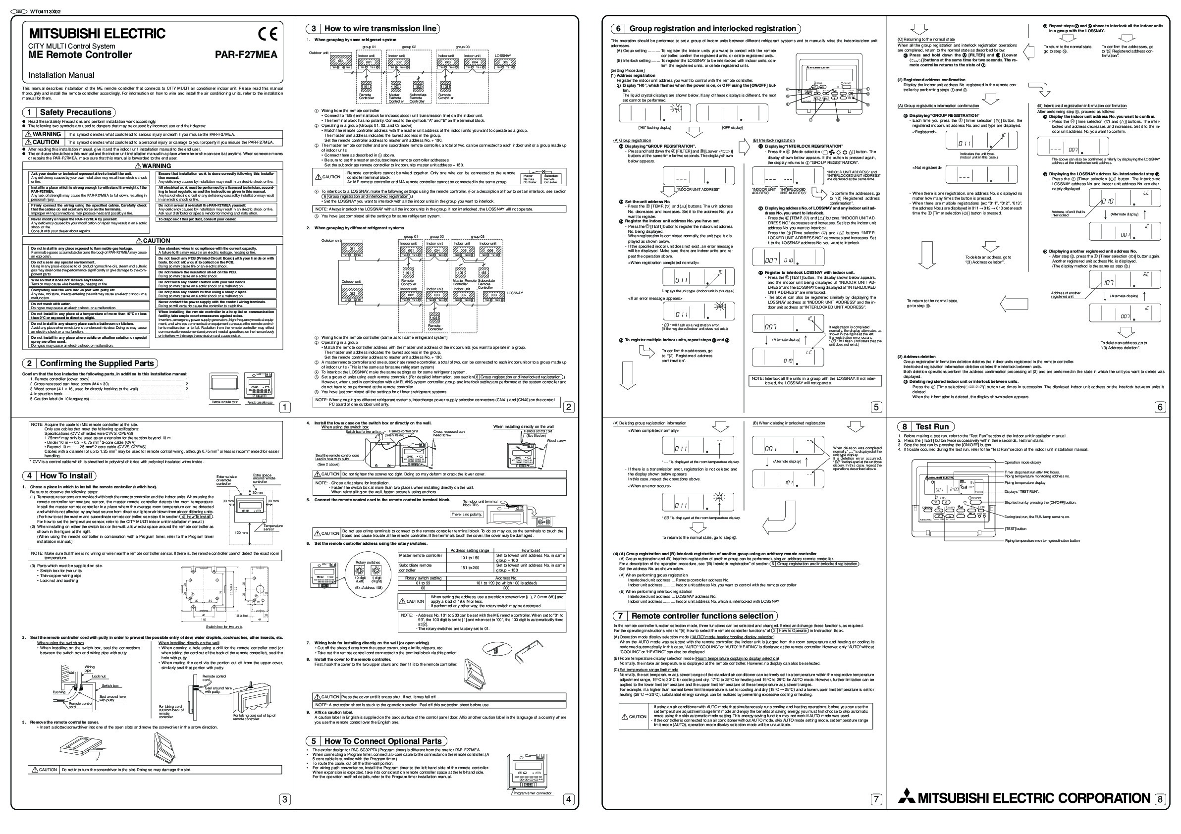Mitsubishi Electric Ac Type Sg15d User Manual Plusmind